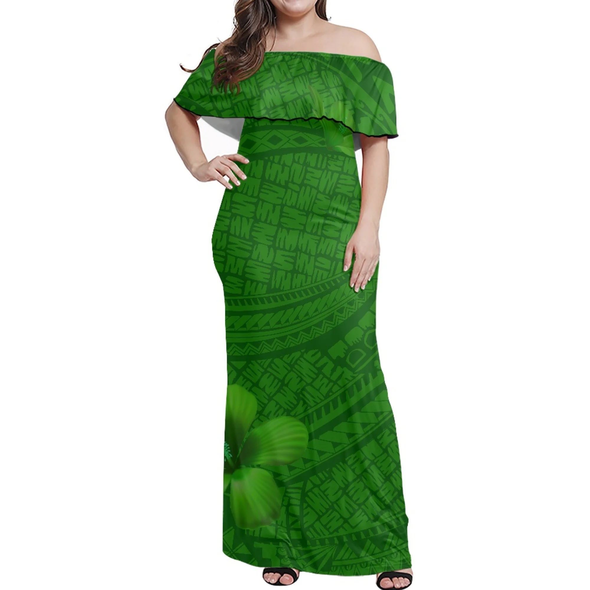 Традиционное полинезийское банкетное праздничное женское платье на заказ с