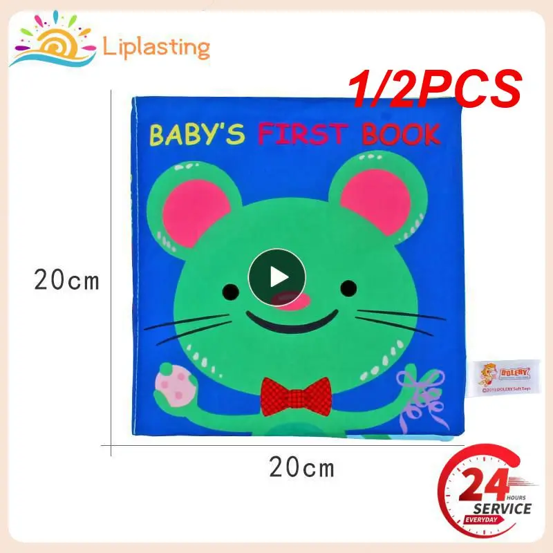 

1/2PCS New Baby Rattles Mobiles Toy Soft Animal Cloth Book Newborn Stroller Hanging Bebe Early Learning Educate Baby Toys Kids