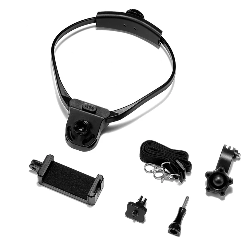 

Neck Hold Mount Lanyard Strap For Gopro9 / 10 / Action 2 / Insta 360 Action Sports Camera Accessories