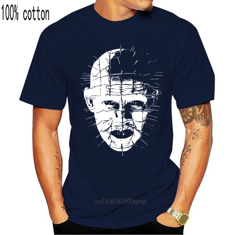 

Hellraiser Movie Pinhead Up Close Black T Shirt Brand New O Neck Fashion Casual High Quality Print T Shirt Fashion Classic