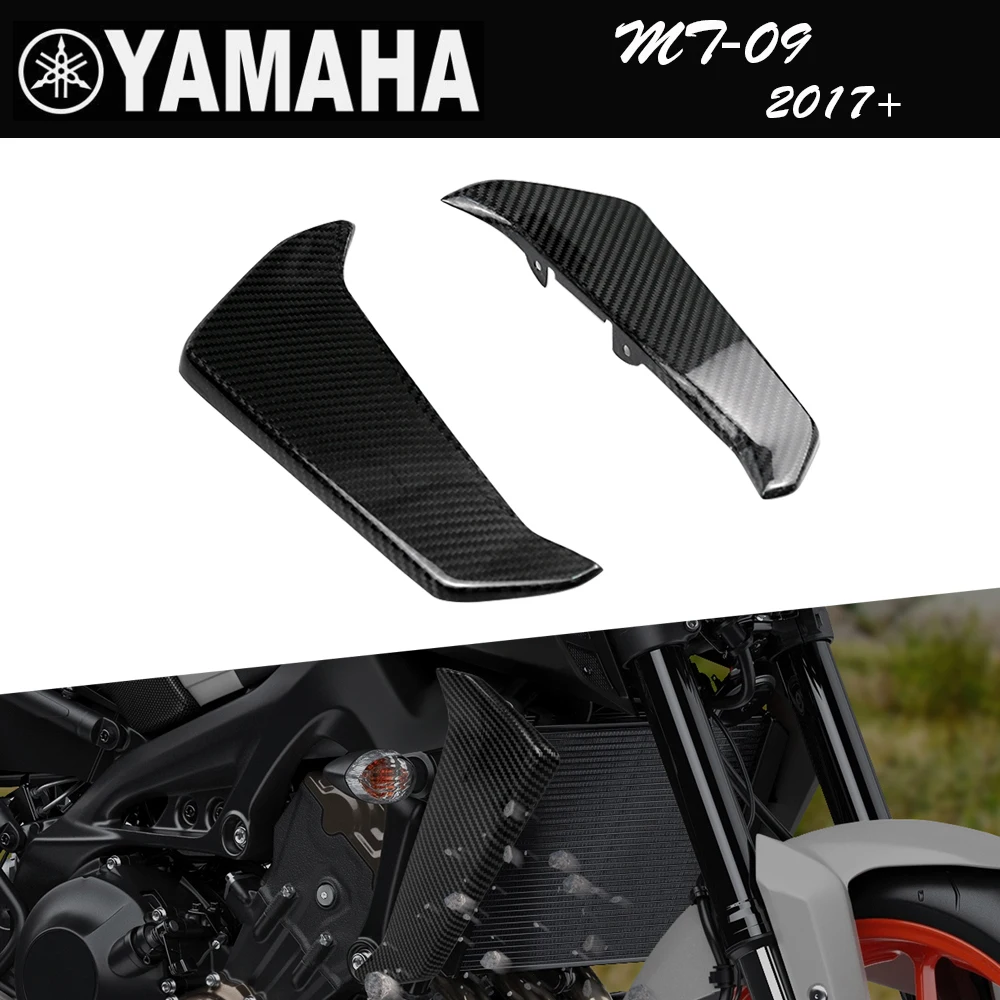 

Carbon Fiber Car Radiator Fairing Cover Side Fairing Cover For Yamaha MT09 MT-09 MT 09 2017 2018 2019 2020