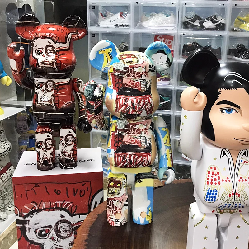 

70cm BearBrick 1000% Violent Bear Model Toys Anime Figure Character Statue Kawaii Packing Girlfriend Girl Gift Material PVC