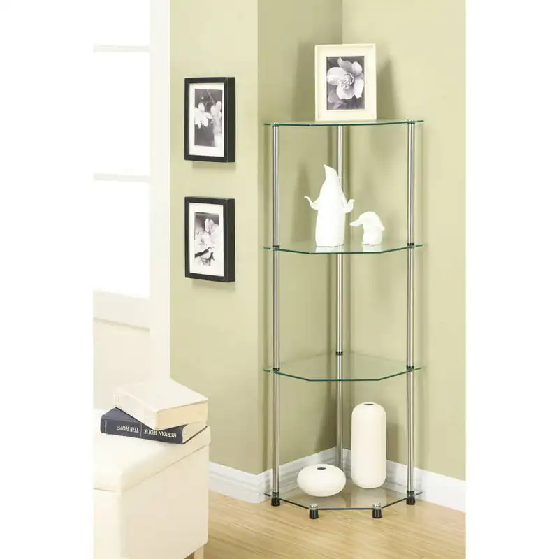 

No Tools 4 Tier Corner , Multiple Colors