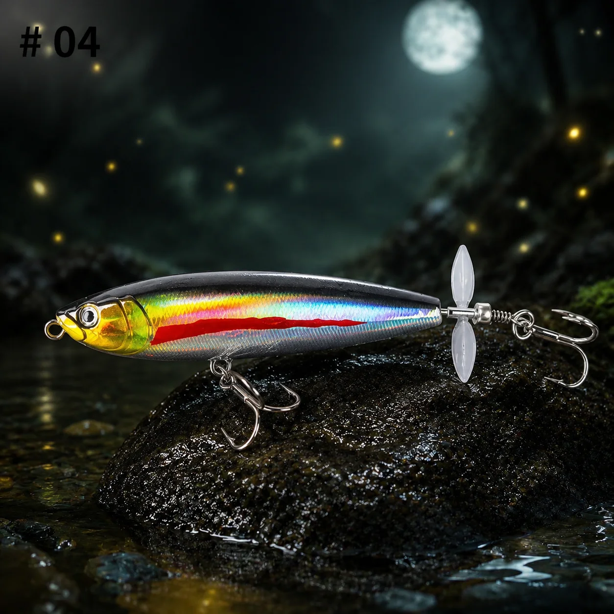 Фото Рыболовная приманка Whopper Plopper 7г 11г, поверхностная пластиковая троллинговая приманка, искусственная жесткая приманка-карандаш для морского окуня и форели. №1