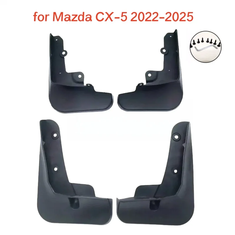 

4 шт. автомобильный передний и задний брызговик для Mazda CX-5 CX 5 2022 2023 2024 2025 брызговики брызговики аксессуар для ремонта автомобиля