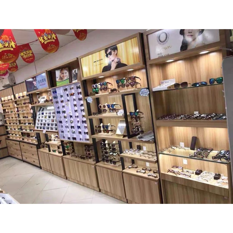 Подставка для витрины очков из дерева по индивидуальному заказу