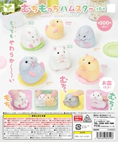 gachapon capsule toy yell animal table ornaments cute guinea pig soft fat flocking hamster figurine collectible gift