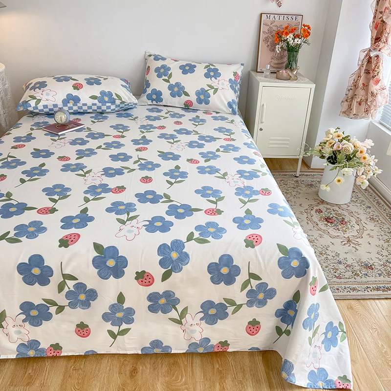 

3pcs Bed Linens Mattress Pad Bedspread Cover Children Unique Aesthetic Bedrooms Adjustable Bedclothes Queen King Size 2 Place
