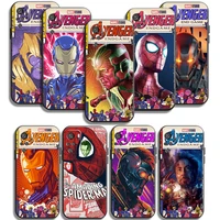 avengers marvely phone cases for xiaomi redmi 7 7a 9 9a 9t 8a 8 2021 7 8 pro note 8 9 note 9t funda carcasa soft tpu