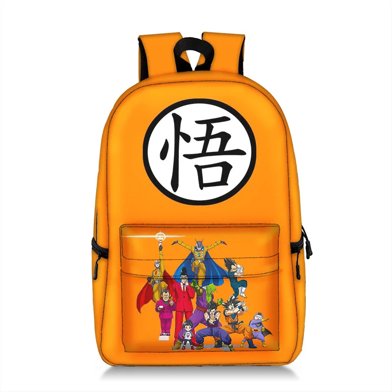 

Dragon Ball Anime Hero Printed Male Middle School Student Backpack Polyester Load Reducing Backpack Computer Bag Children Gifts