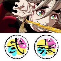 UYAAI Pair Cosplay Color Contact Lenses Nezuko Lenses Anime Lenses Pink Lenses Demon Slayer Cosplay Lenses Douma Lenses