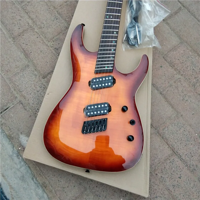 Электрическая гитара с 6 струнами фиксированным мостом