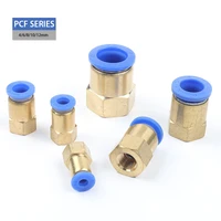 1pcs pneumatic hose air fitting pcf 4mm 6mm 8mm bspt male thread fitting 18 14 38 12 straight fitting pipe quick fitting