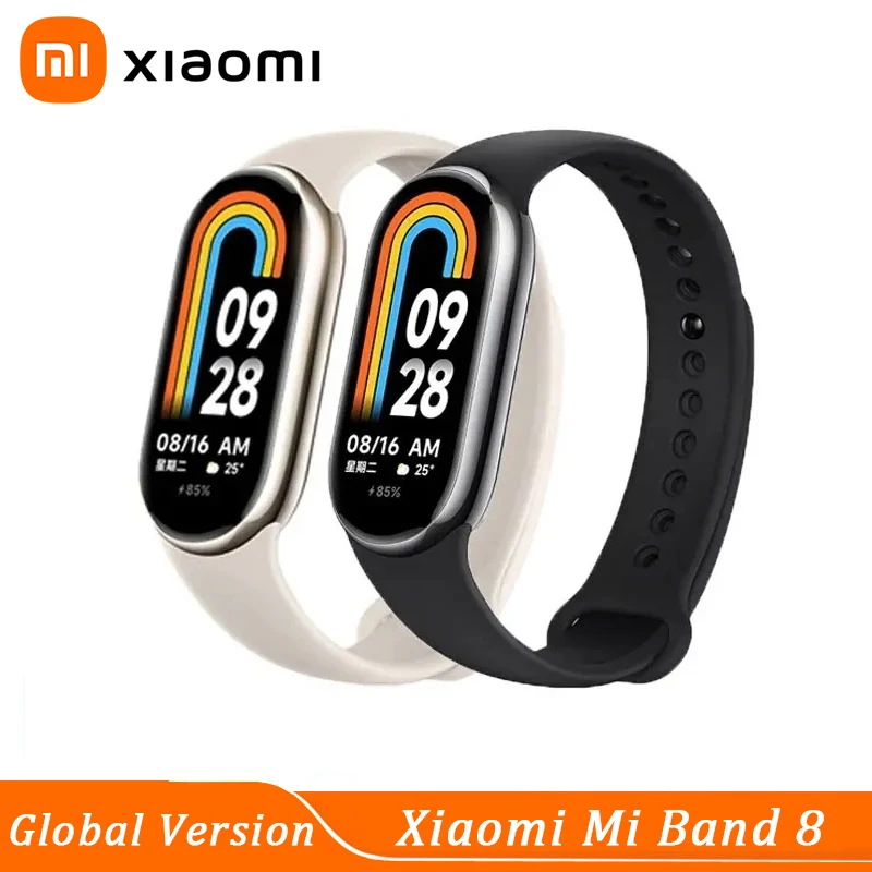 

Global Version Xiaomi Mi Band 8 Blood Oxygen Fitness Multidimensional Health Management Fitness Traker Heart Rate Monitor Smart