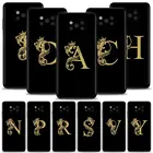 Чехол для Xiaomi Poco X3 NFC M3 M4 Pro, Роскошный чехол для Mi 12 Pro, 12X, 11, 10T, Note 10, A2 Lite,  9, SE, 9T, с золотистой желтой короной и надписью