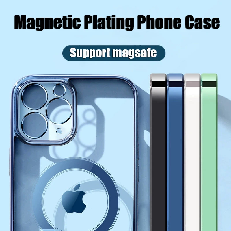 Чехол для телефона из ТПУ с магнитным покрытием беспроводного зарядного