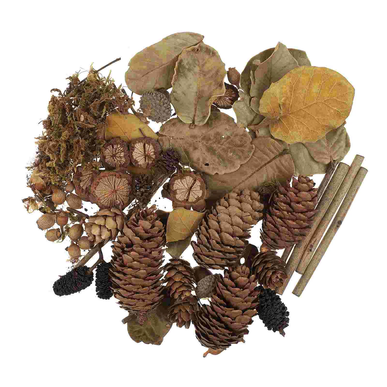 

1 Set Desktop Adornments Party Favors Fake Acorns Decorative Pine Cones for Crafts Cinnamon Scented Pine Cones Fake Pine Cones