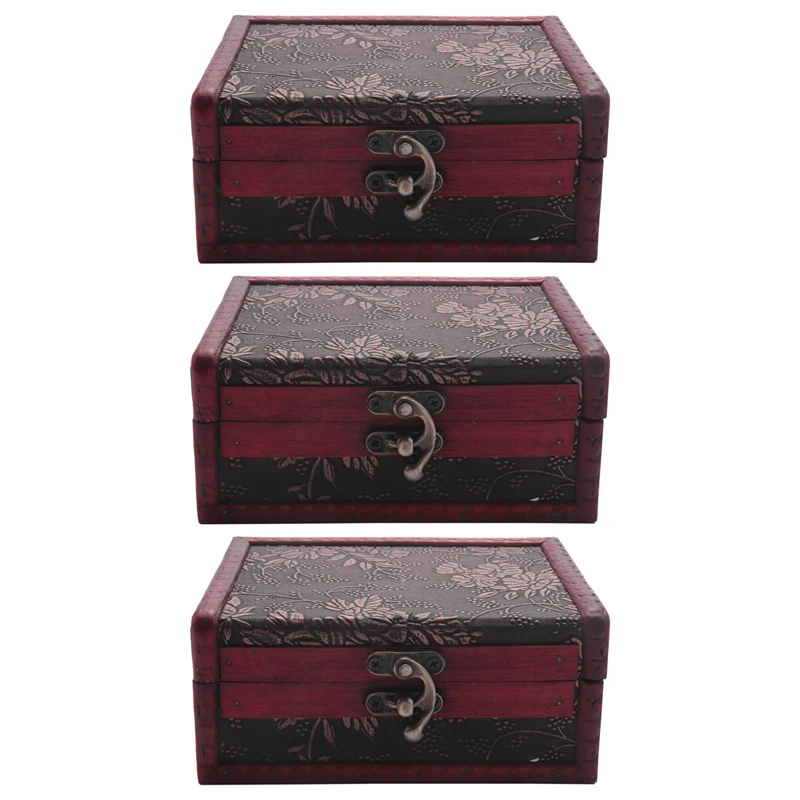 

Ящик для сокровищ 3X для подарочной коробки, коллекции открыток, подарков и домашнего декора