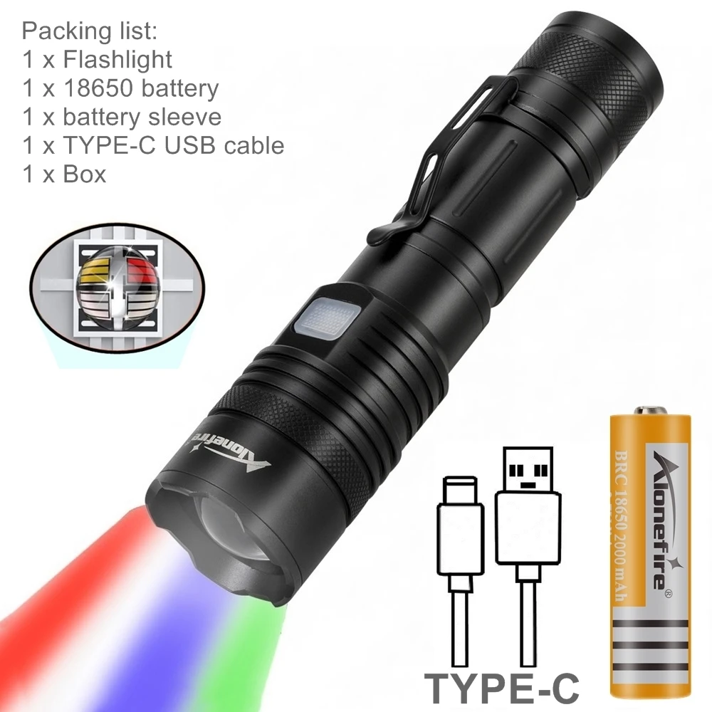 

Alonefire X37 Фонарик 4 цвета