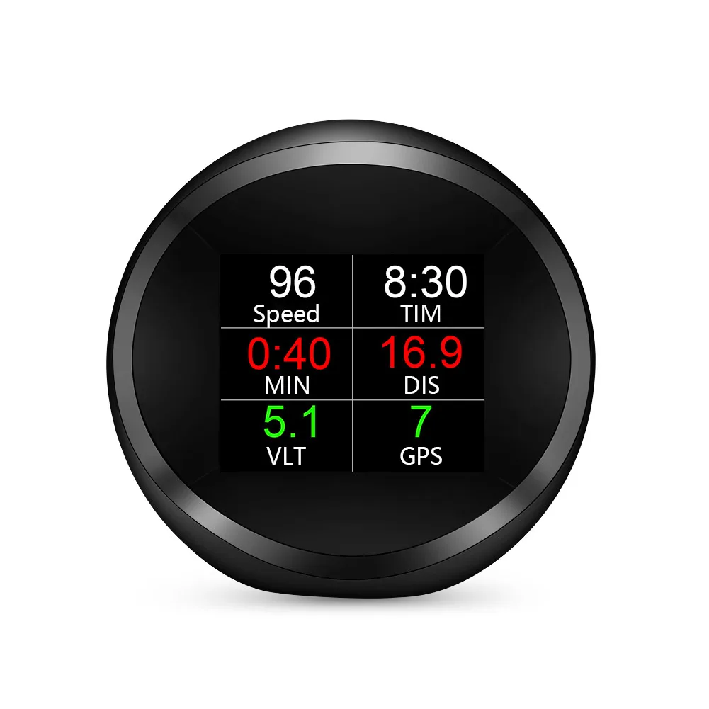 

1.6 Inch Car Vehicle USB Intelligent Incline Meter Universal HD Head-up Display Part For Car Speedometer Equippment Tools