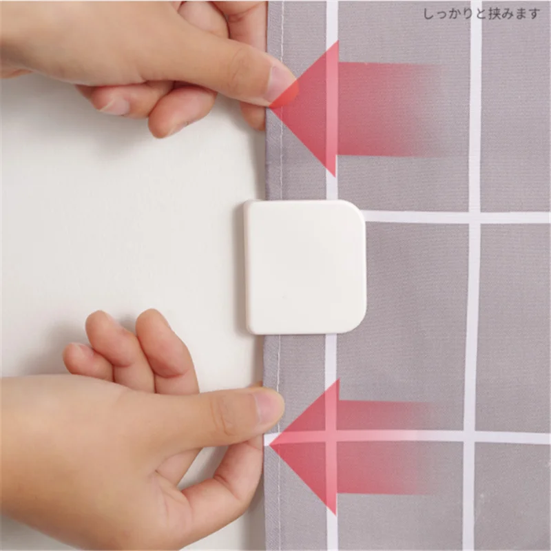 Зажим для душевой занавески пряжка в ванную комнату из вискозы с фиксированным