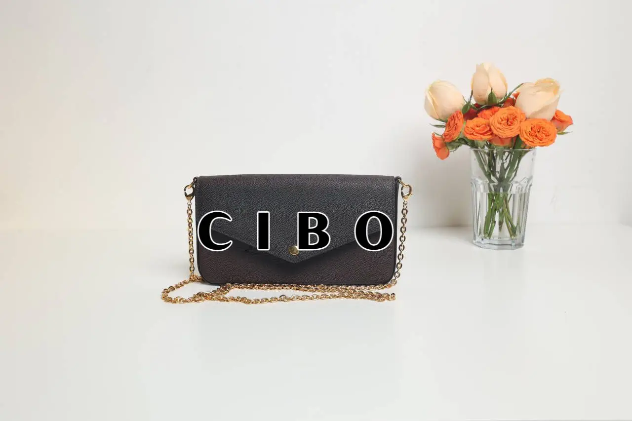 

China factory primary sourceBlack shoulder bag 2023 Women's fashion CIBO brand handbag Top messenger bag Chain bag Black messen