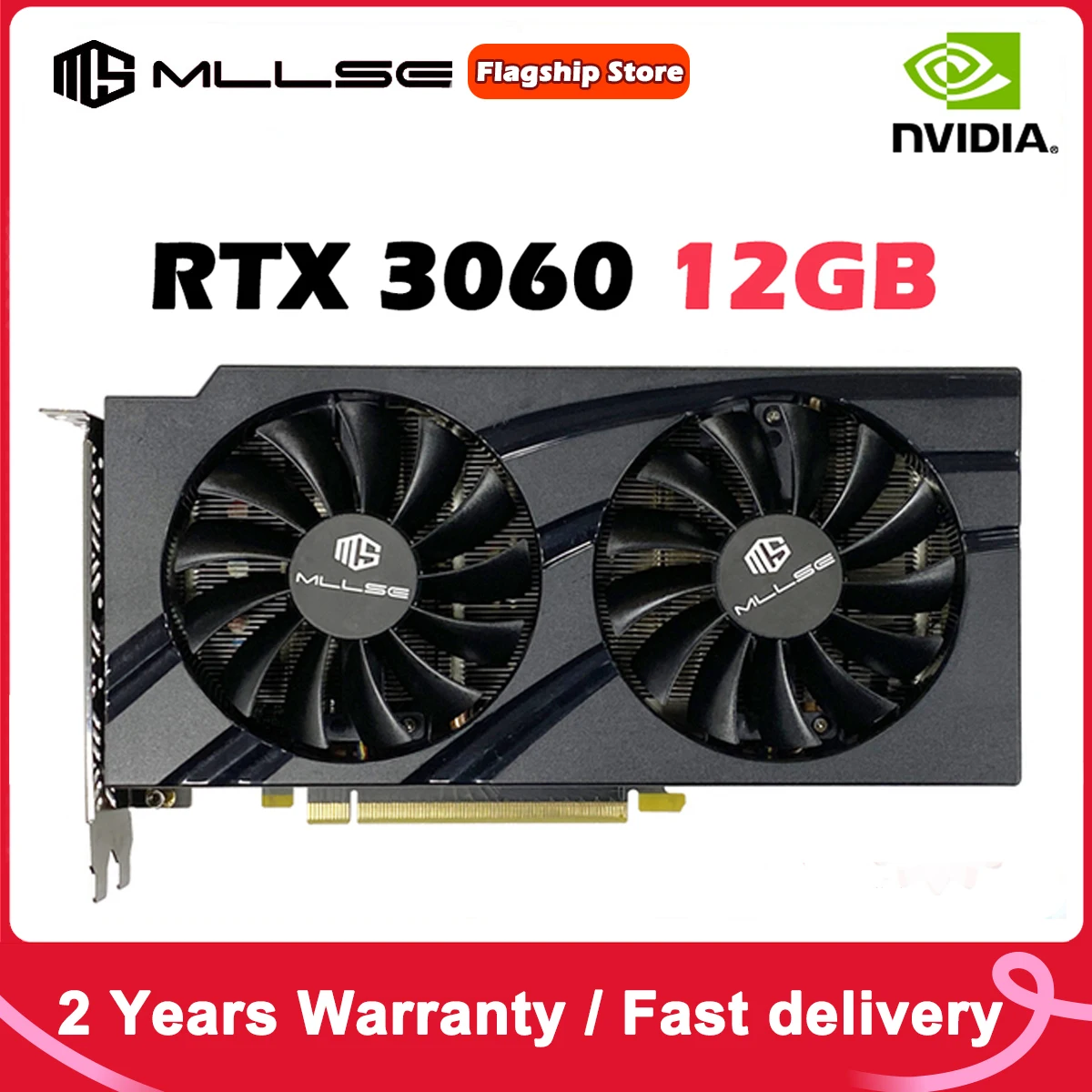 

MLLSE RTX3060 12GB Graphics Card GAME NVIDIA GPU GDDR6 8Pin 192bit HDMI*1 DP*3 PCI Express 4.0 x16 rtx 3060 12gb Video card