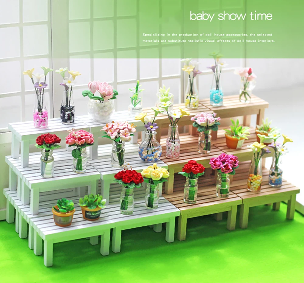 1 шт. 1/12 аксессуары для кукольного домика миниатюрная деревянная скамейка мини