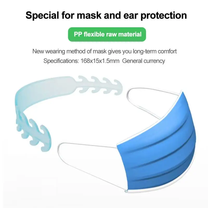 

1Pc 4 Gears Adjustable Anti-slip Mask Ear Grips Extension Hook Face Masks Buckle Holder Accessories