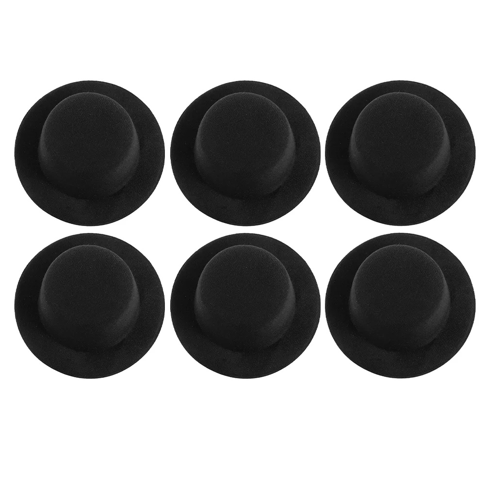 

Hats Hatminismall Miniature Blackornaments Formal Diy Crafts Craft Snowman Fabric Adornmentaccessories Decoration Accessory Hair
