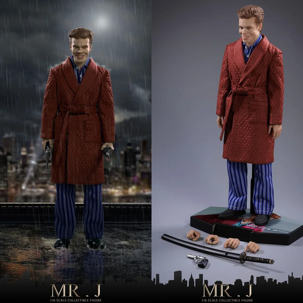 

1/6 Scale Collectible Gotham Laughter Villain Jerome Valeska MR.J 12 inches Full Set Head Body with Weapon Full Set