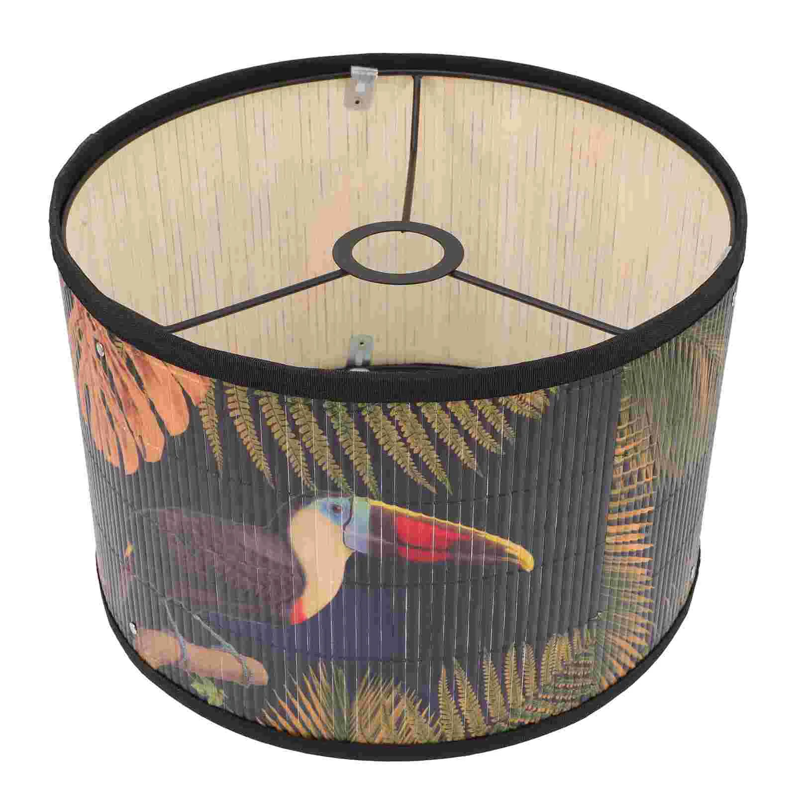 

Lamp Shade Lampshade Drum Shades Cover Light Table Floor Retro Pendant Decorative Medium Ceiling European Wall Chandelier