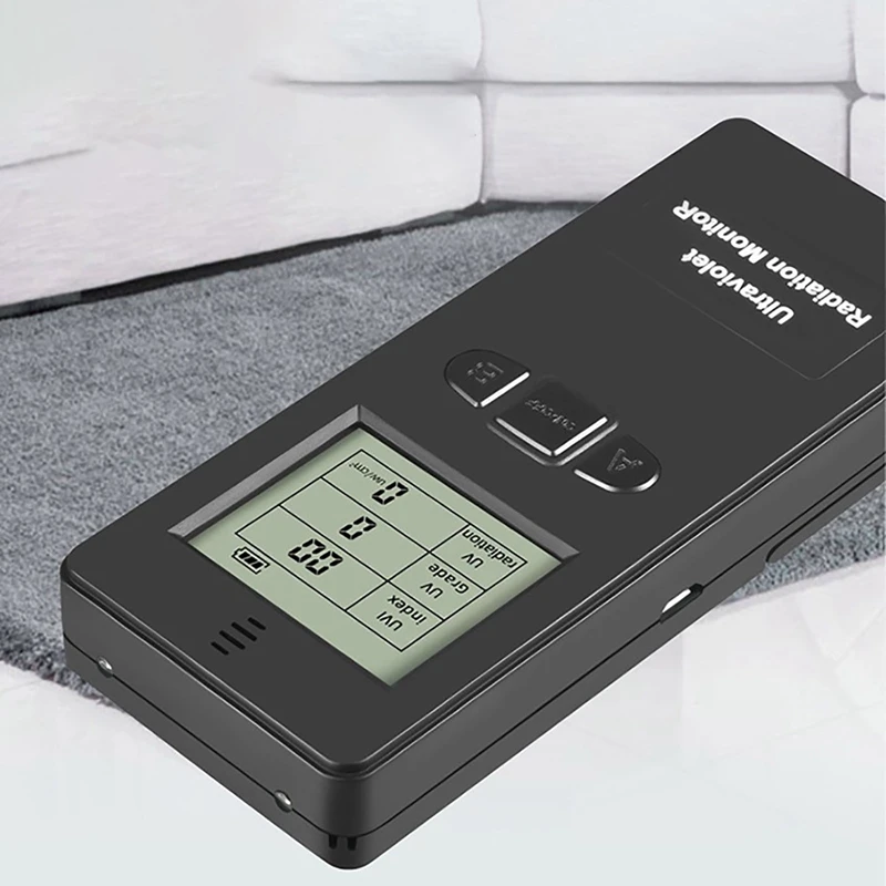 Digital Ultraviolet Radiation Detector UV UVI Meter Dosimeter Tester With Temperature Display For Home Outdoor |