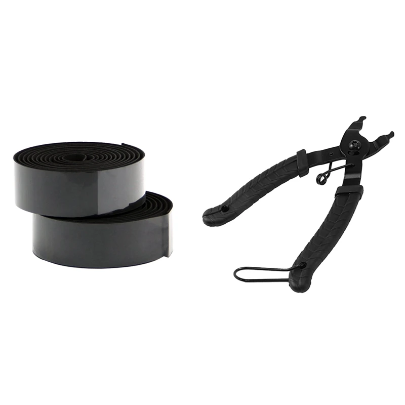 

Road Bike Cork Handlebar Bar Grip Wrap Tape + 2 Bar Plugs With Bike Repair Master Link Plier/Chain Wear Indicator Tool