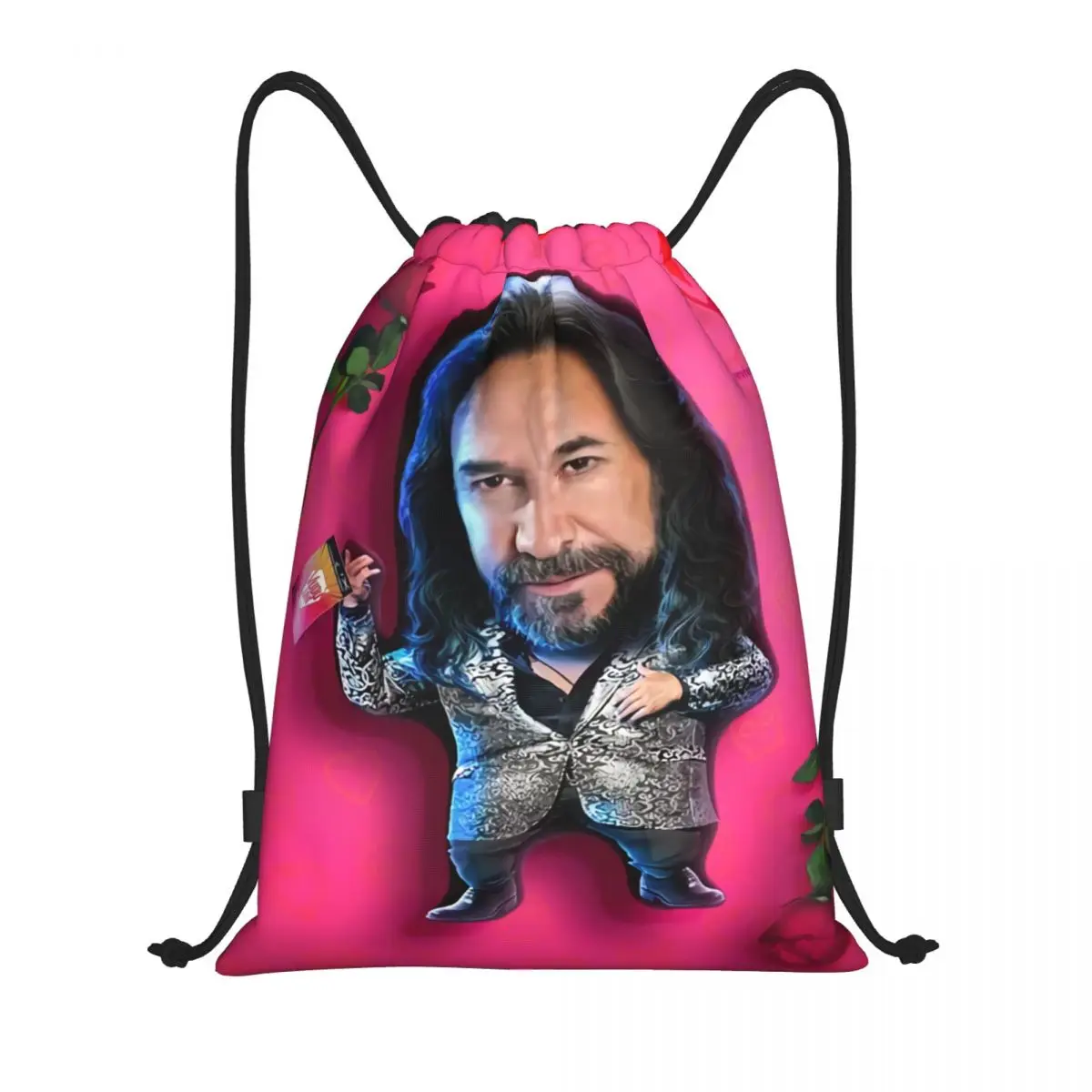 

Chayanne Chiquito Meme Drawstring Bag Men Women Portable Sports Gym Sackpack Latin Pop Singer Shopping Backpacks