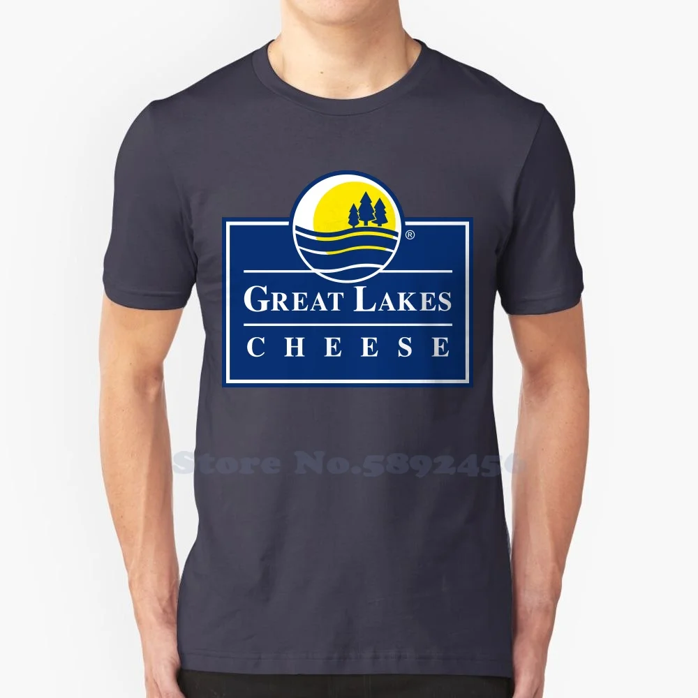 

Высококачественные футболки с логотипом «Великие Озеры», модная футболка, новинка, футболка из 100% хлопка