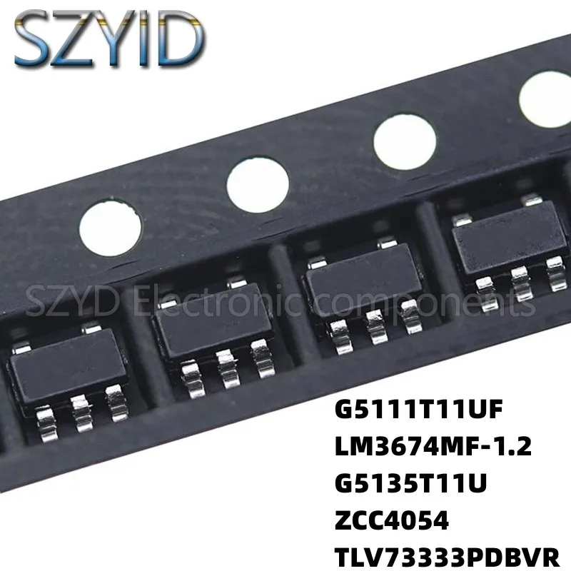

100PCS SOT23-5 G5111T11UF LM3674MF-1.2 G5135T11U ZCC4054 TLV73333PDBVR