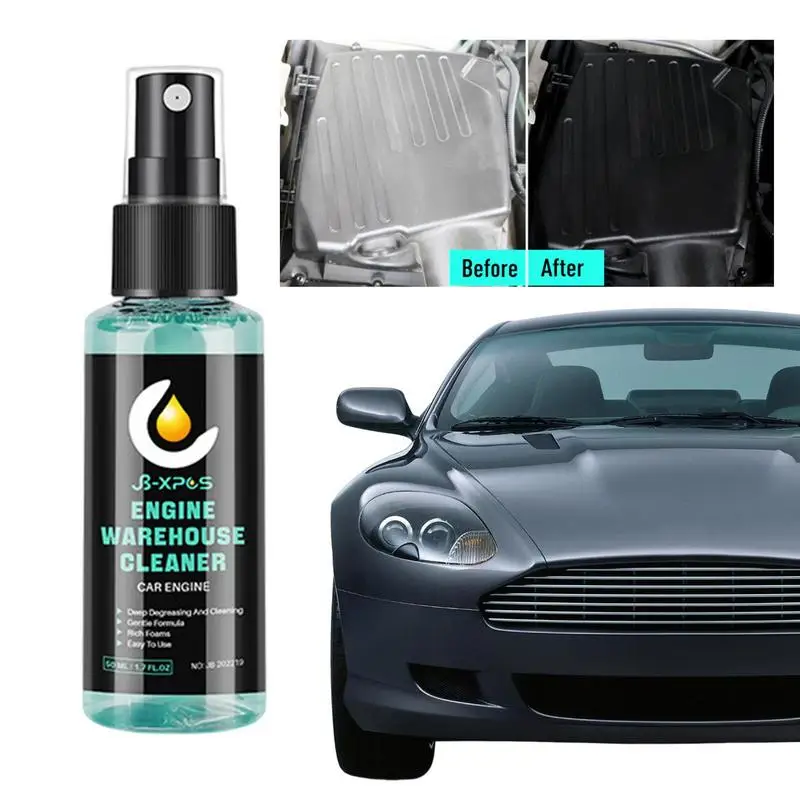 

Engine Bay Cleaner Powerful Decontamination Cleaning Liquid Oil Grease Remover For Engine Compartment Protection Car Care