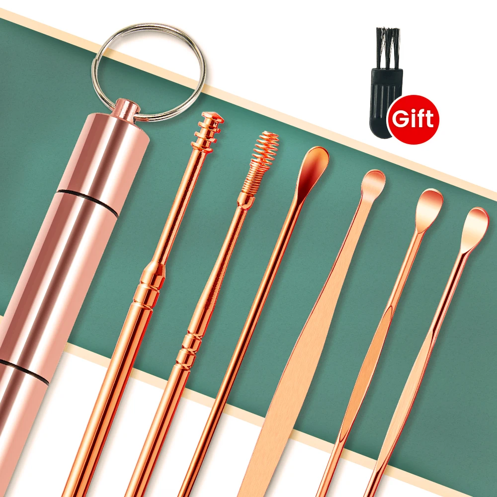 Набор наушников 6 шт. устройство для безопасного удаления ушных раковин чистящая