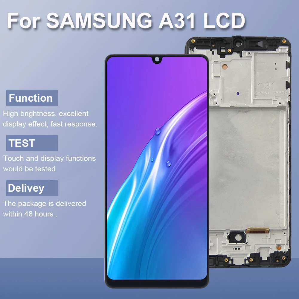 A31 A315 A315F A315F/DS ЖК-экран для Samsung Galaxy ЖК-дисплей с дигитайзером сенсорного экрана и