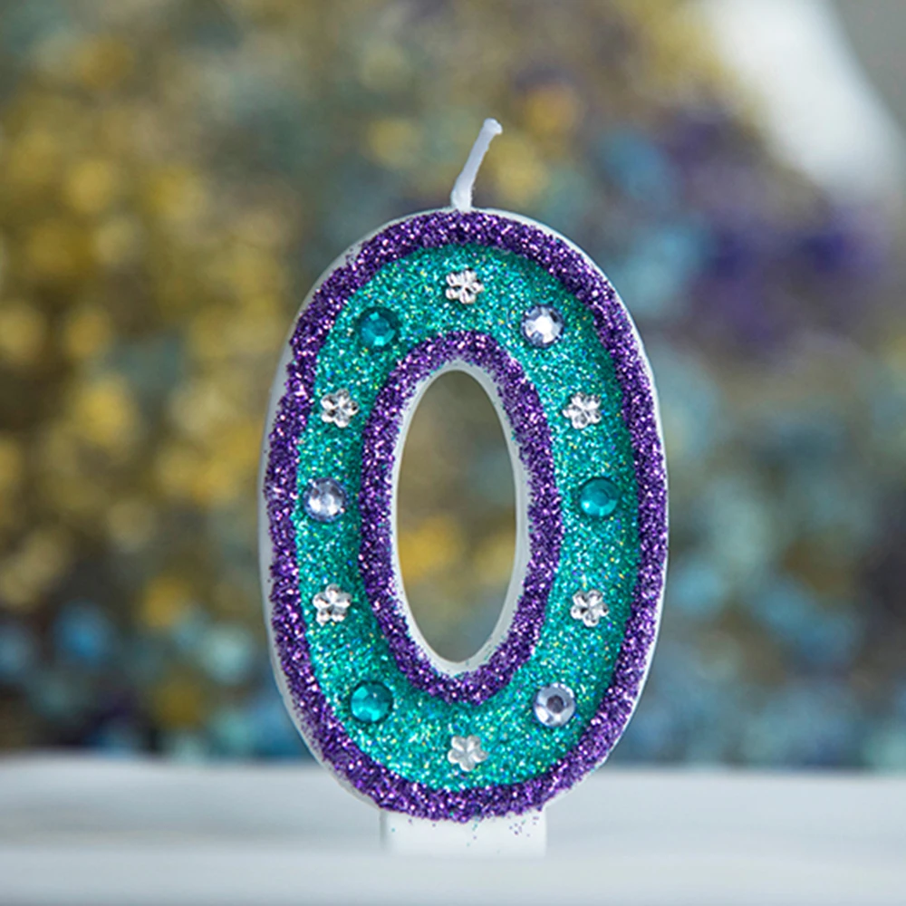 Свечи в виде цифр для дня рождения блестящие свечи русалки детей девочек и