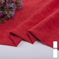 thin faux suede fabric polyester satin velvet sewing cloth for sofaclothesfurniture blackwhitegrey by the meter
