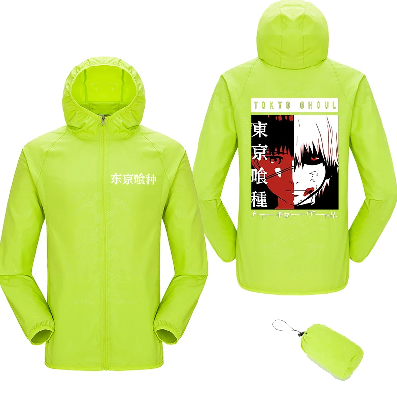 

Tokyo Ghoul New animeJackets Men Style Sun Protection Clothes Fashion Ultra-Thin