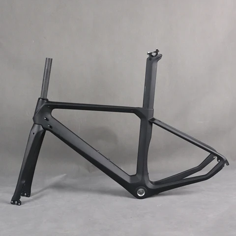 Новый дизайн Aero, Ультралегкая карбоновая рама для шоссейного велосипеда из углеродного волокна, рама для гоночного велосипеда 700C, приемлемая картина