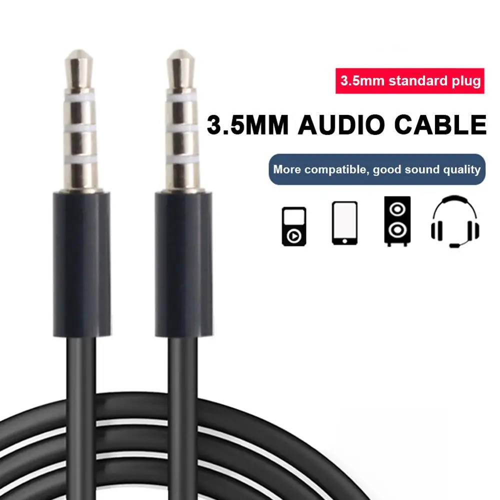 

AUX Cable Jack 3.5mm Audio Cable 3.5 MM Jack Speaker Cable For For: Earphone, Car Stereo, Computer, Mobile Phone, Speakers