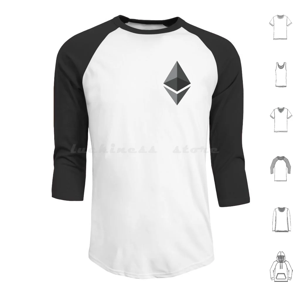

Ethereum Icon Pocket Hoodies Long Sleeve Ethereum Ethereum Logo Eth