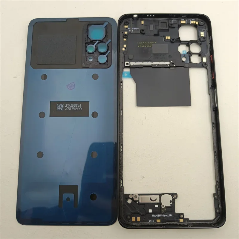 Для Xiaomi Redmi Note 11 Pro 5G 2201116 Средняя рамка SG + стеклянная крышка батарейного отсека с