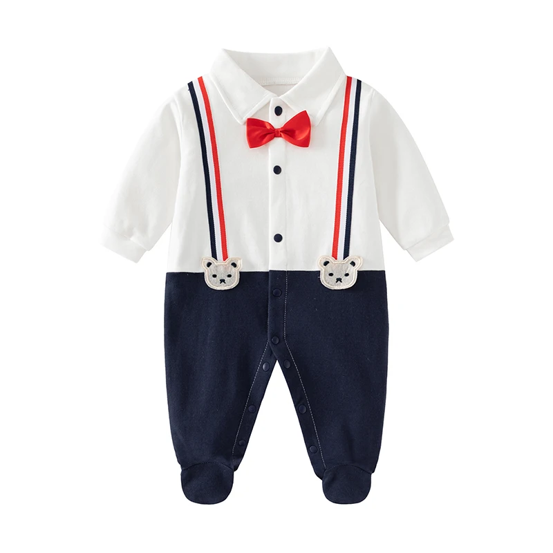 Одежда для новорожденных платье малышей на весну 100 дней Мужская модная одежда