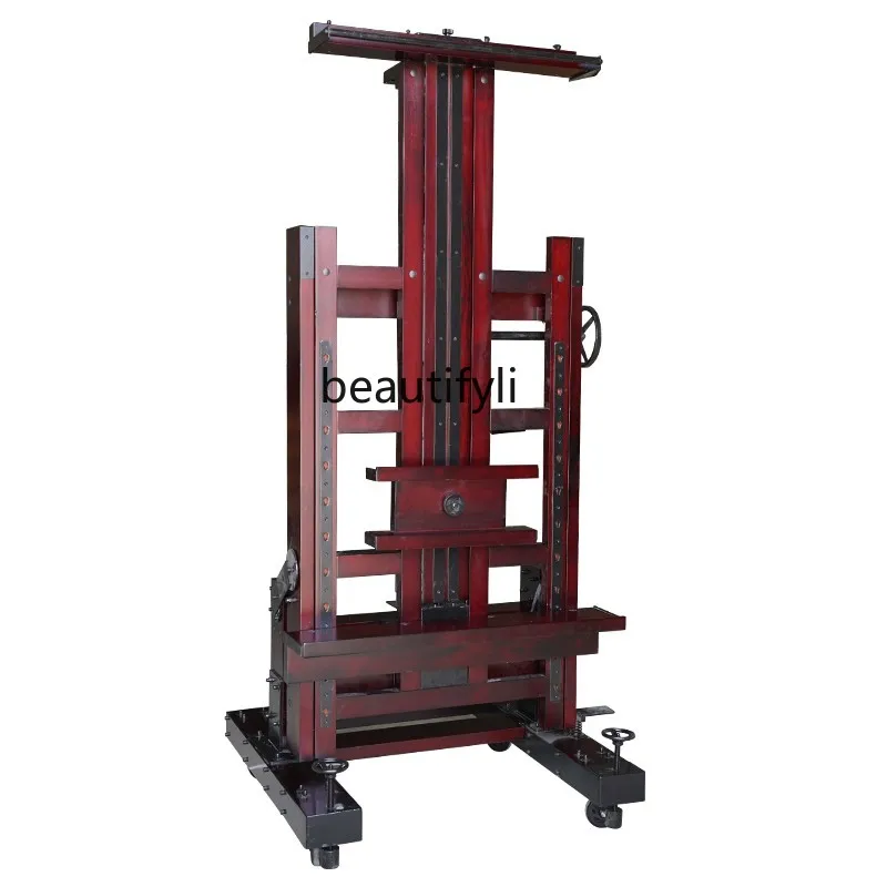 Большой масляный мольберт профессиональный многофункциональный двойной ручной