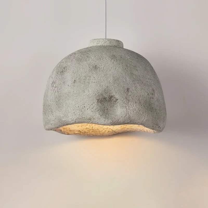 

Японские подвесные светильники Wabi-sabi, подвесные светильники для столовой, бара, лофт, Светильники для спальни, домашний декор, прикроватные подвесные светильники, потолочный светильник